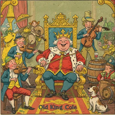 Old King Cole Illustration